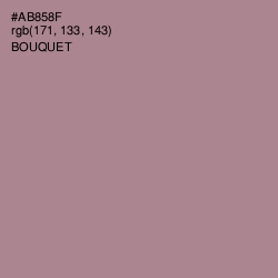 #AB858F - Bouquet Color Image