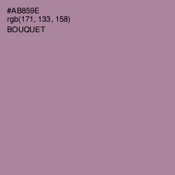 #AB859E - Bouquet Color Image