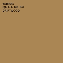 #AB8655 - Driftwood Color Image