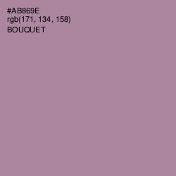 #AB869E - Bouquet Color Image