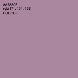 #AB869F - Bouquet Color Image