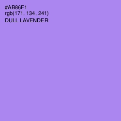 #AB86F1 - Dull Lavender Color Image