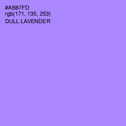 #AB87FD - Dull Lavender Color Image