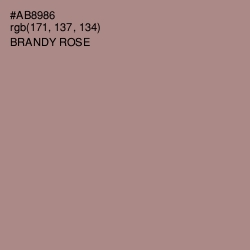 #AB8986 - Brandy Rose Color Image