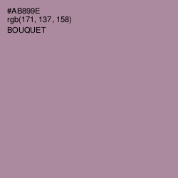 #AB899E - Bouquet Color Image