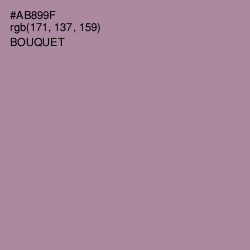 #AB899F - Bouquet Color Image