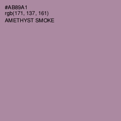 #AB89A1 - Amethyst Smoke Color Image