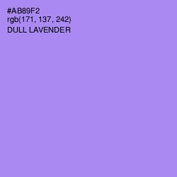 #AB89F2 - Dull Lavender Color Image