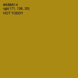 #AB8A14 - Hot Toddy Color Image