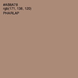 #AB8A78 - Pharlap Color Image