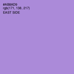 #AB8AD9 - East Side Color Image