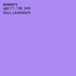 #AB8AF3 - Dull Lavender Color Image
