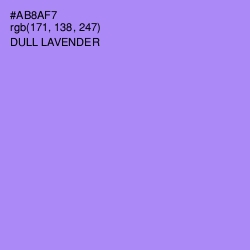 #AB8AF7 - Dull Lavender Color Image