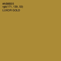 #AB8B35 - Luxor Gold Color Image