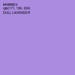#AB8BE0 - Dull Lavender Color Image