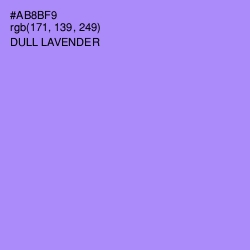 #AB8BF9 - Dull Lavender Color Image