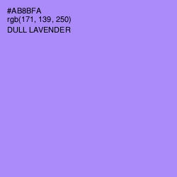 #AB8BFA - Dull Lavender Color Image