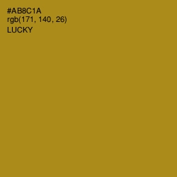 #AB8C1A - Lucky Color Image