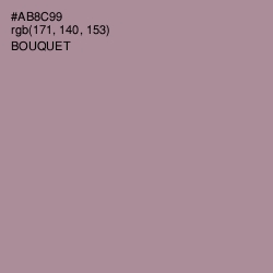 #AB8C99 - Bouquet Color Image