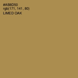 #AB8D50 - Limed Oak Color Image