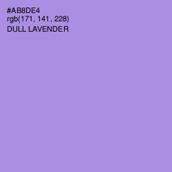 #AB8DE4 - Dull Lavender Color Image