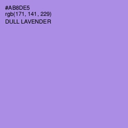 #AB8DE5 - Dull Lavender Color Image