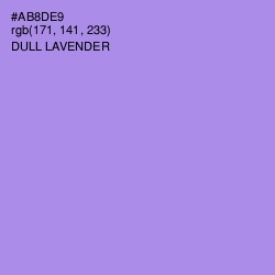 #AB8DE9 - Dull Lavender Color Image