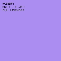 #AB8DF1 - Dull Lavender Color Image