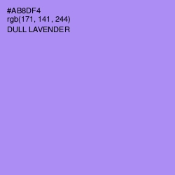 #AB8DF4 - Dull Lavender Color Image