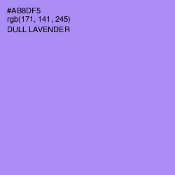 #AB8DF5 - Dull Lavender Color Image