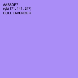 #AB8DF7 - Dull Lavender Color Image