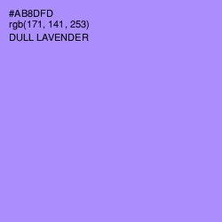 #AB8DFD - Dull Lavender Color Image