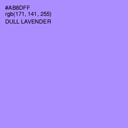 #AB8DFF - Dull Lavender Color Image