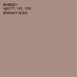 #AB8E81 - Brandy Rose Color Image