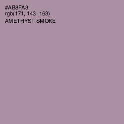 #AB8FA3 - Amethyst Smoke Color Image