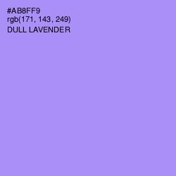 #AB8FF9 - Dull Lavender Color Image