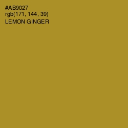 #AB9027 - Lemon Ginger Color Image