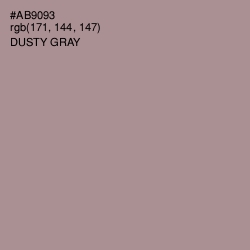 #AB9093 - Dusty Gray Color Image