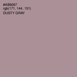 #AB9097 - Dusty Gray Color Image