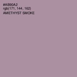 #AB90A2 - Amethyst Smoke Color Image