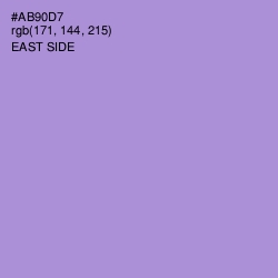 #AB90D7 - East Side Color Image