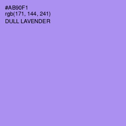 #AB90F1 - Dull Lavender Color Image