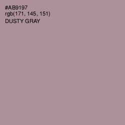#AB9197 - Dusty Gray Color Image