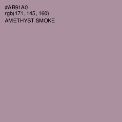 #AB91A0 - Amethyst Smoke Color Image