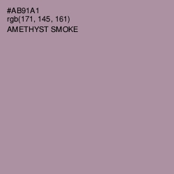 #AB91A1 - Amethyst Smoke Color Image