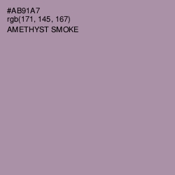 #AB91A7 - Amethyst Smoke Color Image