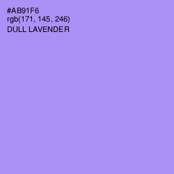 #AB91F6 - Dull Lavender Color Image