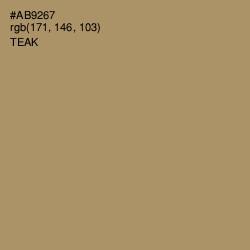 #AB9267 - Teak Color Image