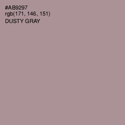 #AB9297 - Dusty Gray Color Image