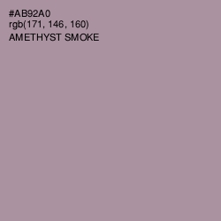 #AB92A0 - Amethyst Smoke Color Image